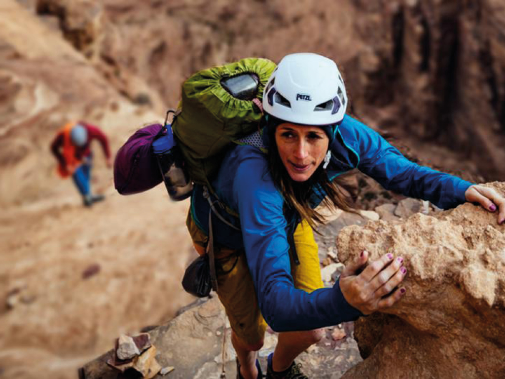 Lowe Alpine e Rab verso la sostenibilità - sentiero di arrampicata