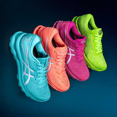 Asics Lite Show - scarpe da running di colore fluo nei modelli donna