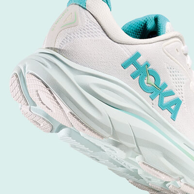 Foto di dettaglio delle scarpe da running Hoka Clifton 10