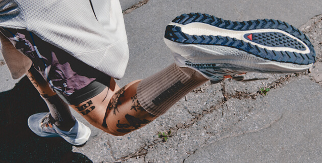 Foto di dettaglio del battistrada delle scarpe Salomon Aero Blaze 3 Grvl