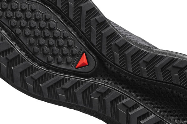 Foto di dettaglio del battistrada della scarpa Aero Blaze 3 Grvl GTX di Salomon