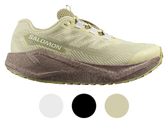 Foto del modello donna delle scarpe da gravel running Salomon Aero Blaze 3 Grvl GTX