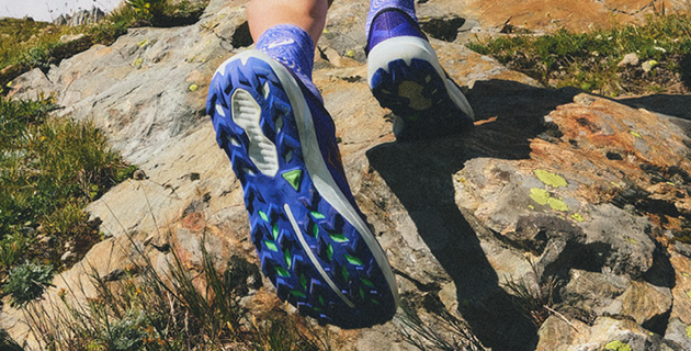 Foto del battistrada delle nuove ASICS TRABUCO 14